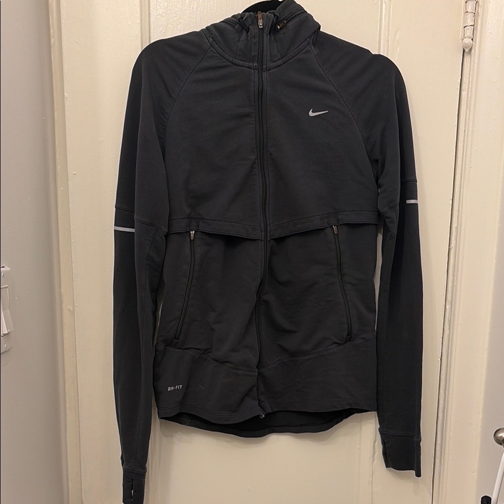 Nike Women’s Black Dri-FIT Zip Hoodie Jacket